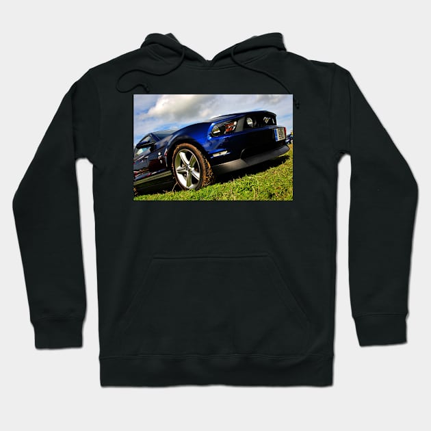 Ford Mustang GT American Motor Car Hoodie by AndyEvansPhotos